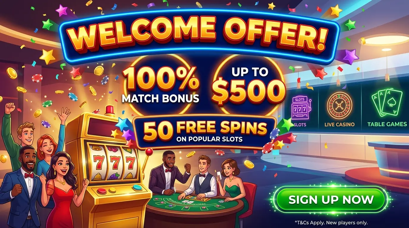 Lucky Wins new player bonus