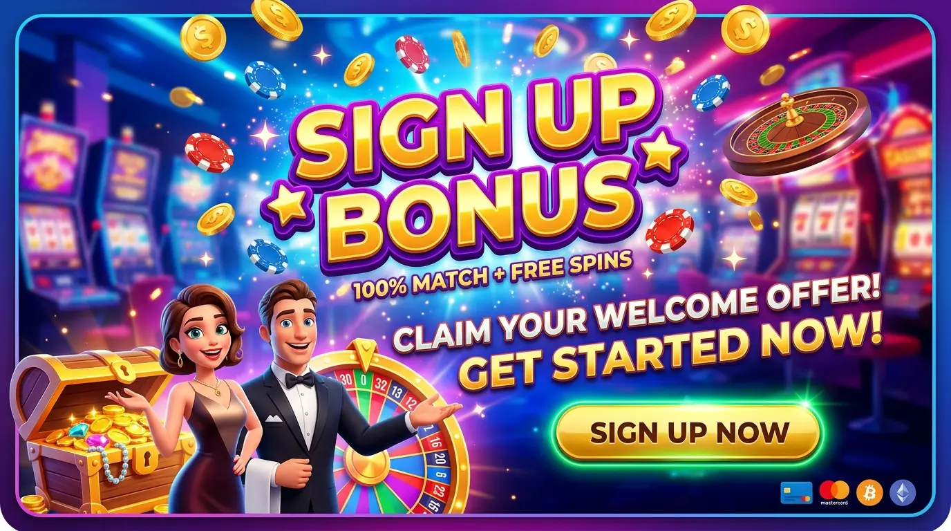Lucky Wins sign up bonus